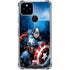 Marvel Captain America Portrait Google Pixel 5 Clear Case